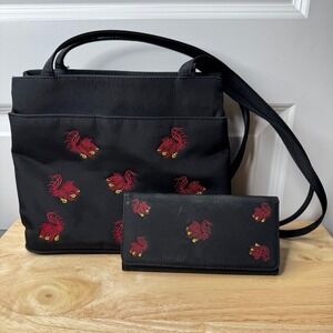 Carolina Gamecocks USC Embroidered Handbag Purse Matching Wallet Set